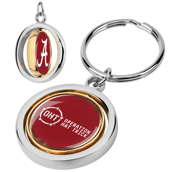 Alabama Crimson Tide OHT Spinner Key Chain