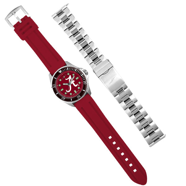Alabama Crimson Tide Men's Contender Watch Gift Set