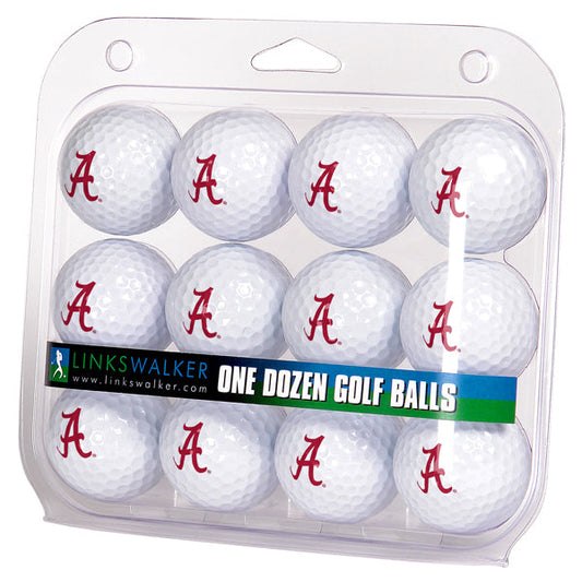 Alabama Crimson Tide Golf Balls 1 Dozen 2-Piece Regulation Size Balls