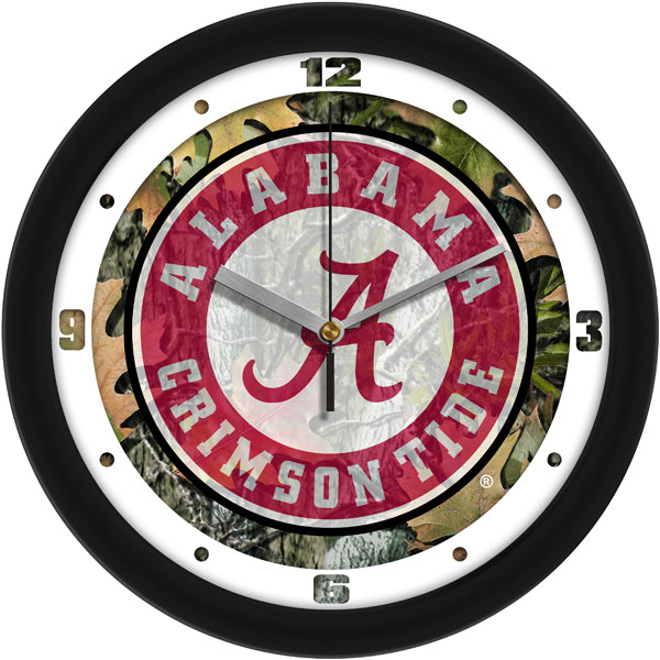 Alabama Crimson Tide - Camo Wall Clock - SuntimeDirect